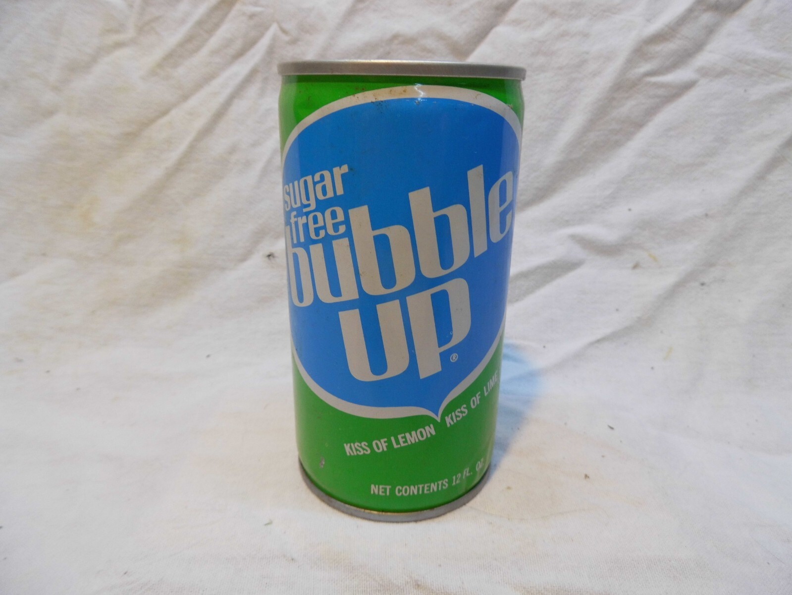 BUBBLE UP C/S STA~TOP SODA CAN~BEATRICE FOODS,CO.,CHICAGO,ILL #145