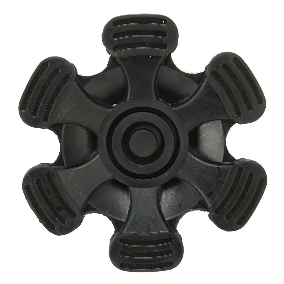 6 Point Cane Tip Replacement Rubber Foot 3/4" Self Standing Walking Cane Base