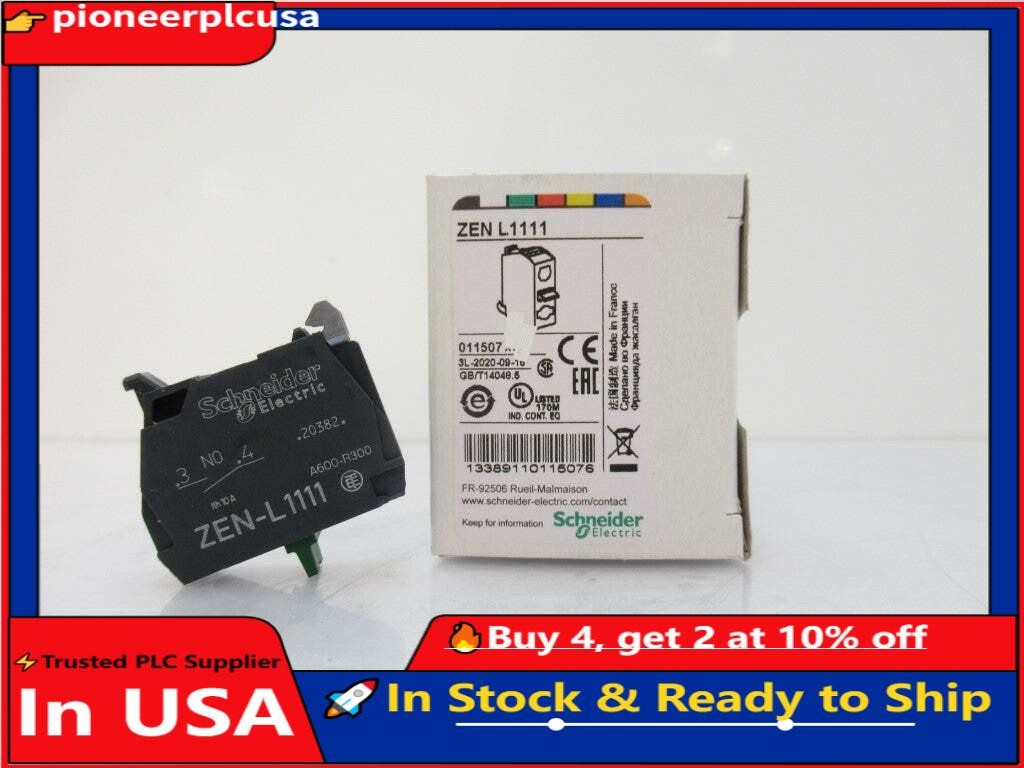 Schneider Electric ZENL1111 Single Contact Block, Sold By Unit US Free TAX