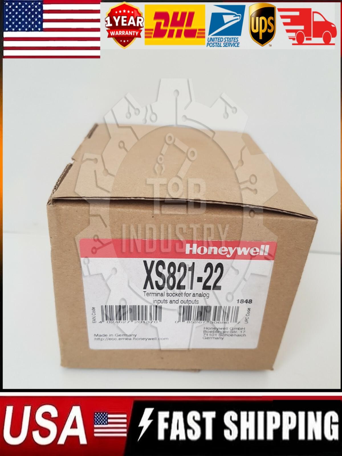Honeywell  terminal socket for analog inputs and outputs xs821-22 US Free TAX