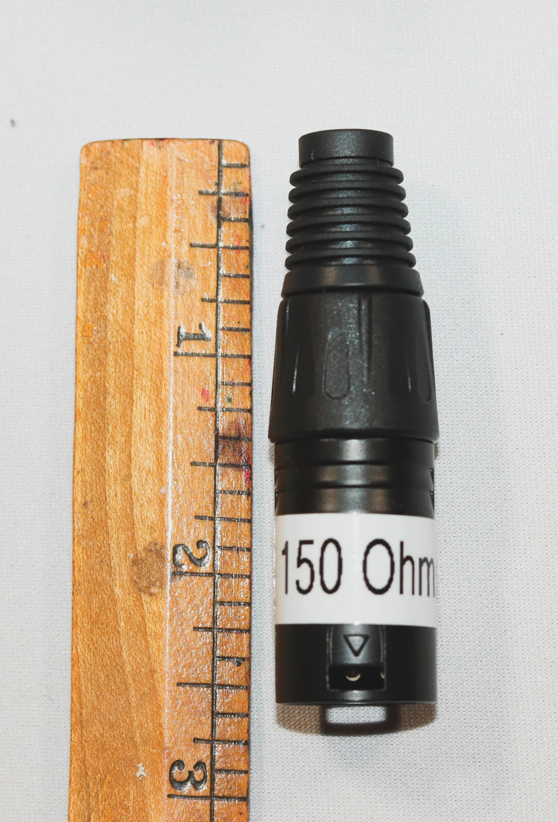 XLR 150 Ohm Preamp Interface Noise Tester, Black Dummy Plug
