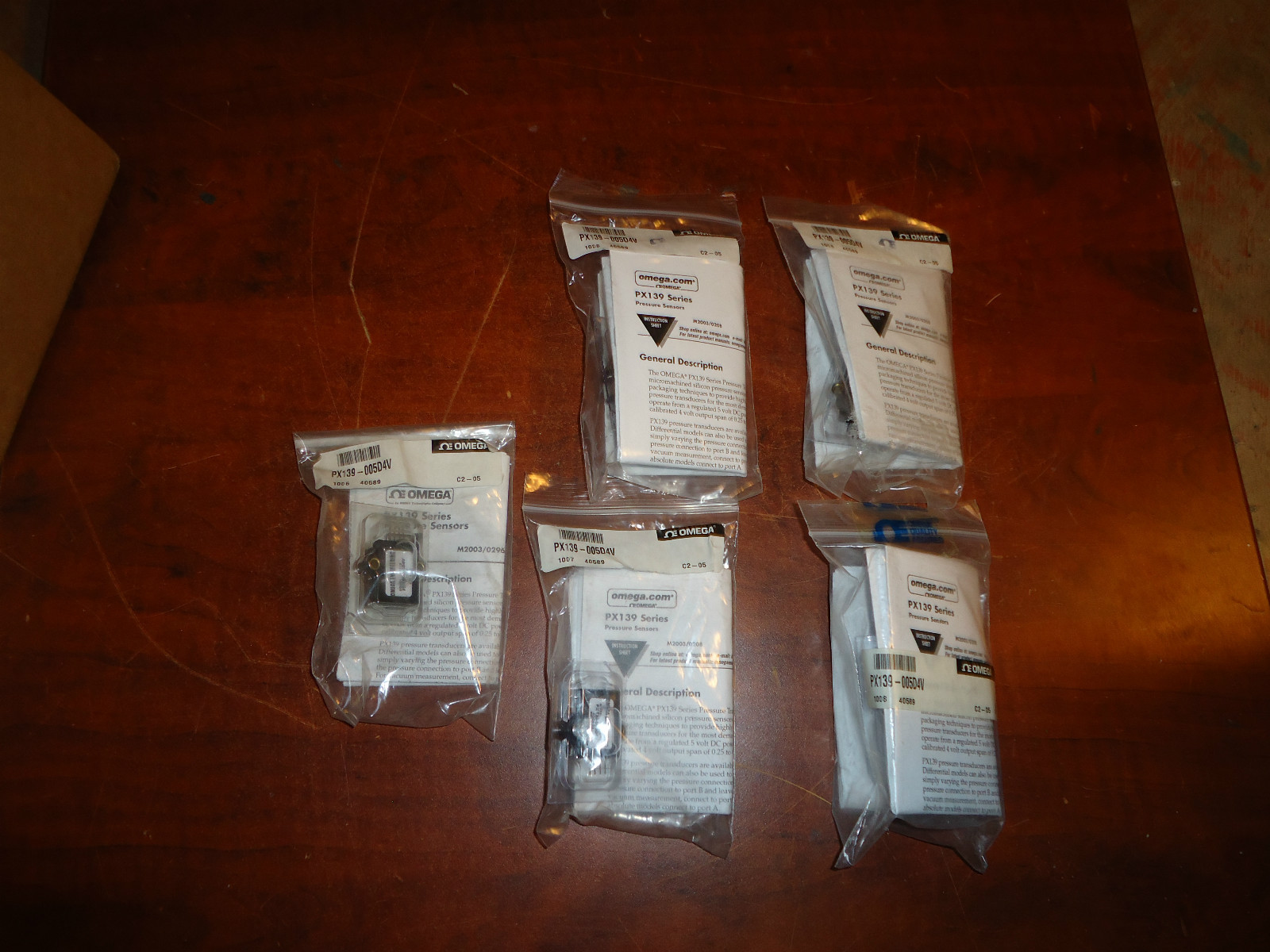 OMEGA, 10PC, Amplified Output Transducer - PX139,  PART#PX139-005D4V,  NEW