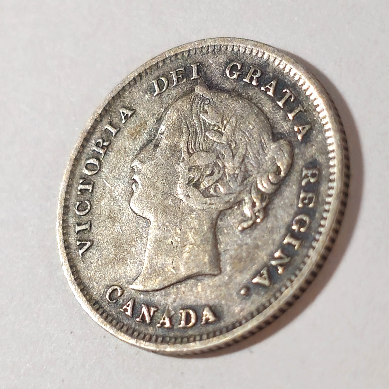 1899 Canada 5 five cents SILVER - LOW COMBINED SHIP - C5-361