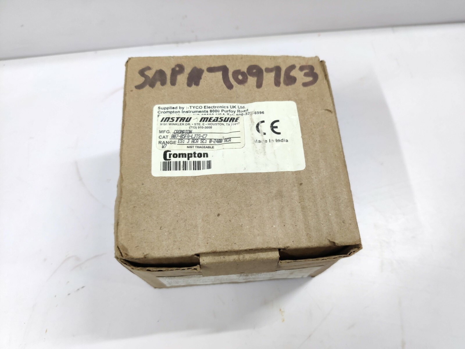Crompton Instruments 007-05FA-LJTS-C7 Switchboard Panel Meter