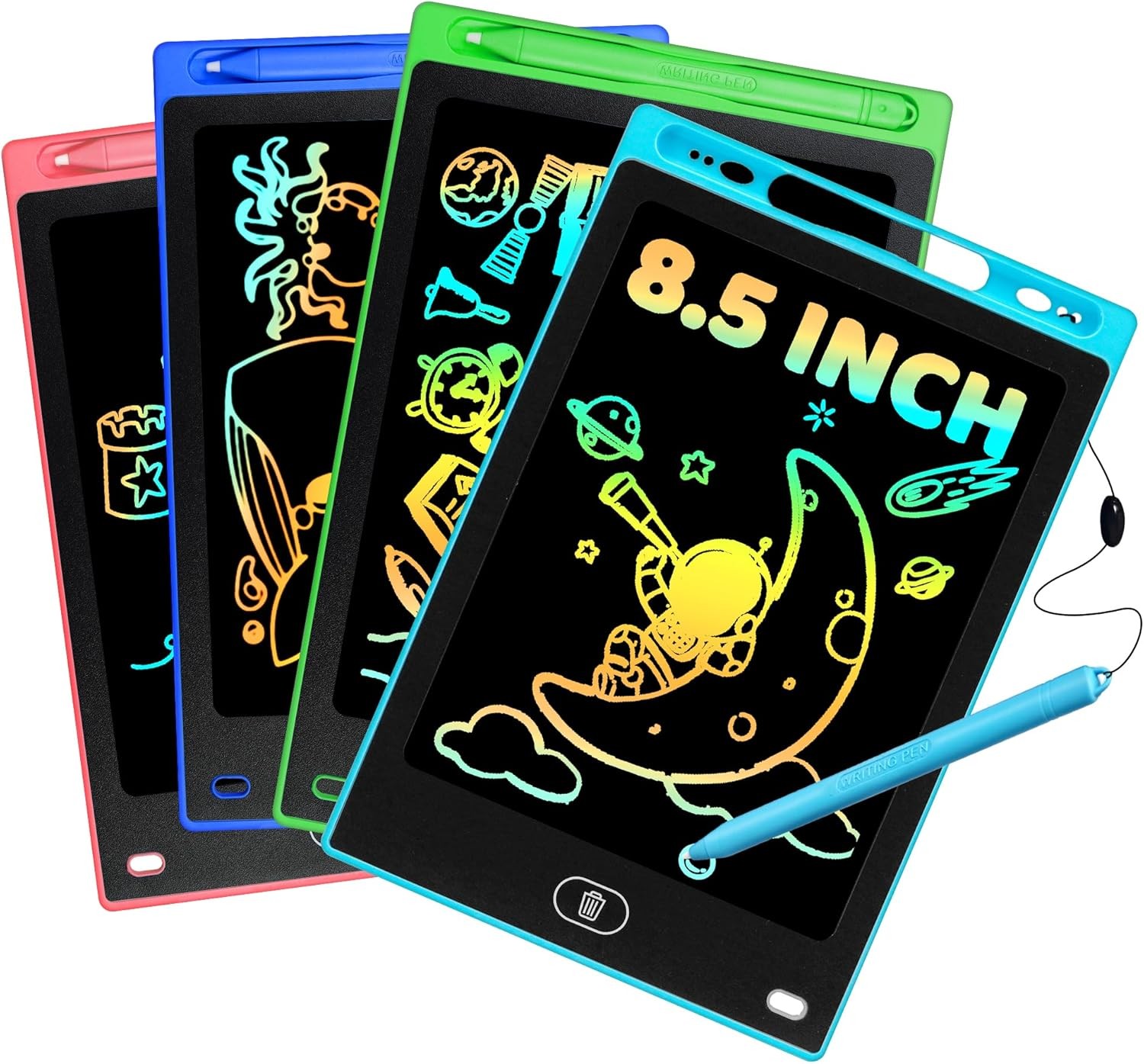 LCD Writing Tablet for Kids, Travel Toys for Toddlers 8.5 Inch Doodle