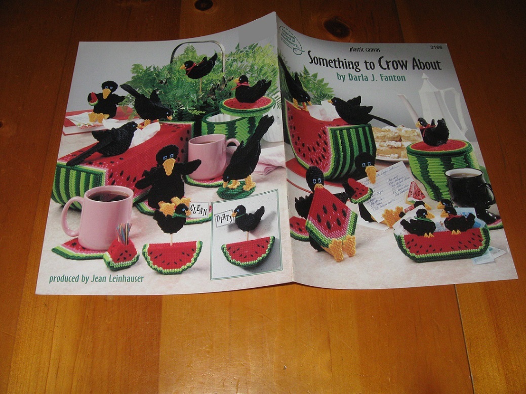 PLASTIC CANVAS AMERICAN SCHOOL OF NEEDLEWORK LEAFLET (YOUR CHOICE)