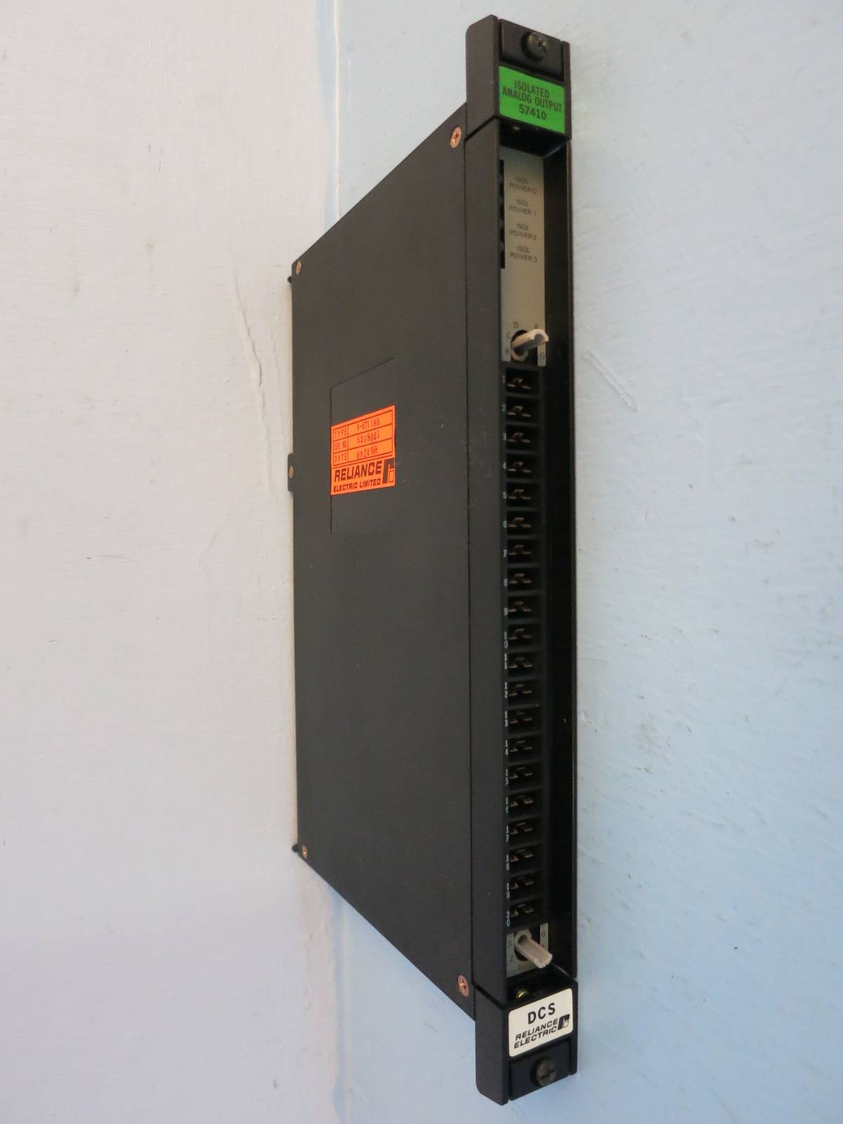 Reliance Electric S-67118B Isolated Analog Output Module PLC AutoMax 57410 DCS