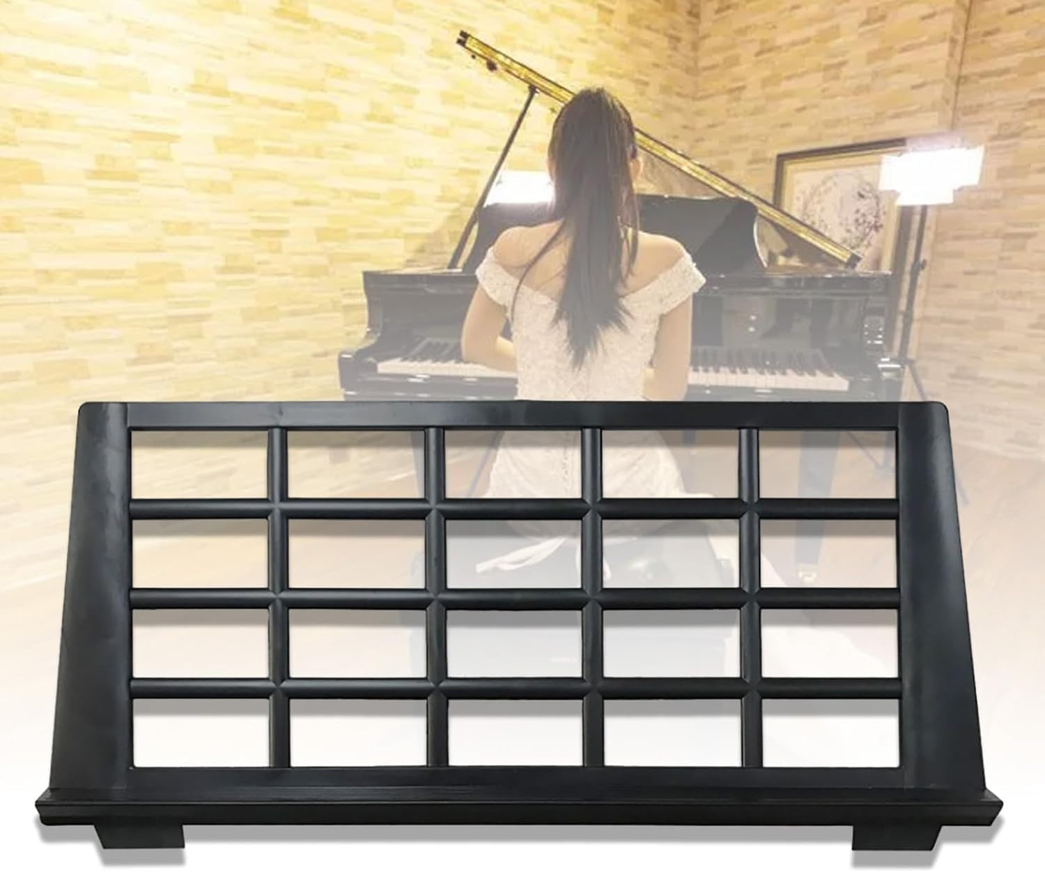 Black Keyboard Music Stand Electronic Sheet Stands Holder Piano Musical Parts