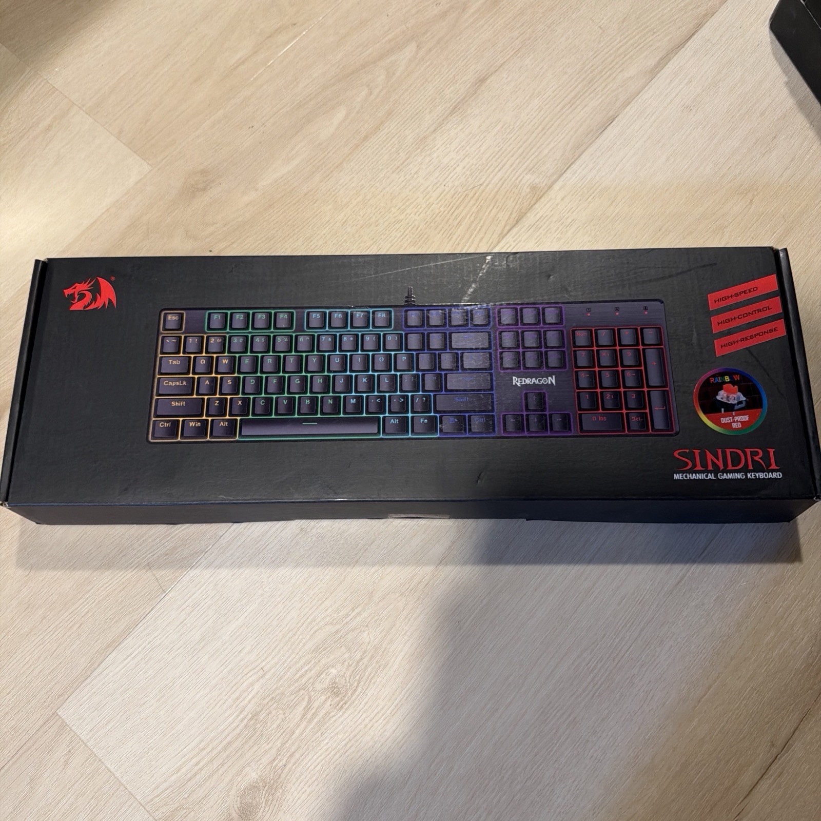 Redragon Devarajas K671 RGB LED Backlit Wired Mechanical Gaming Keyboard - Black
