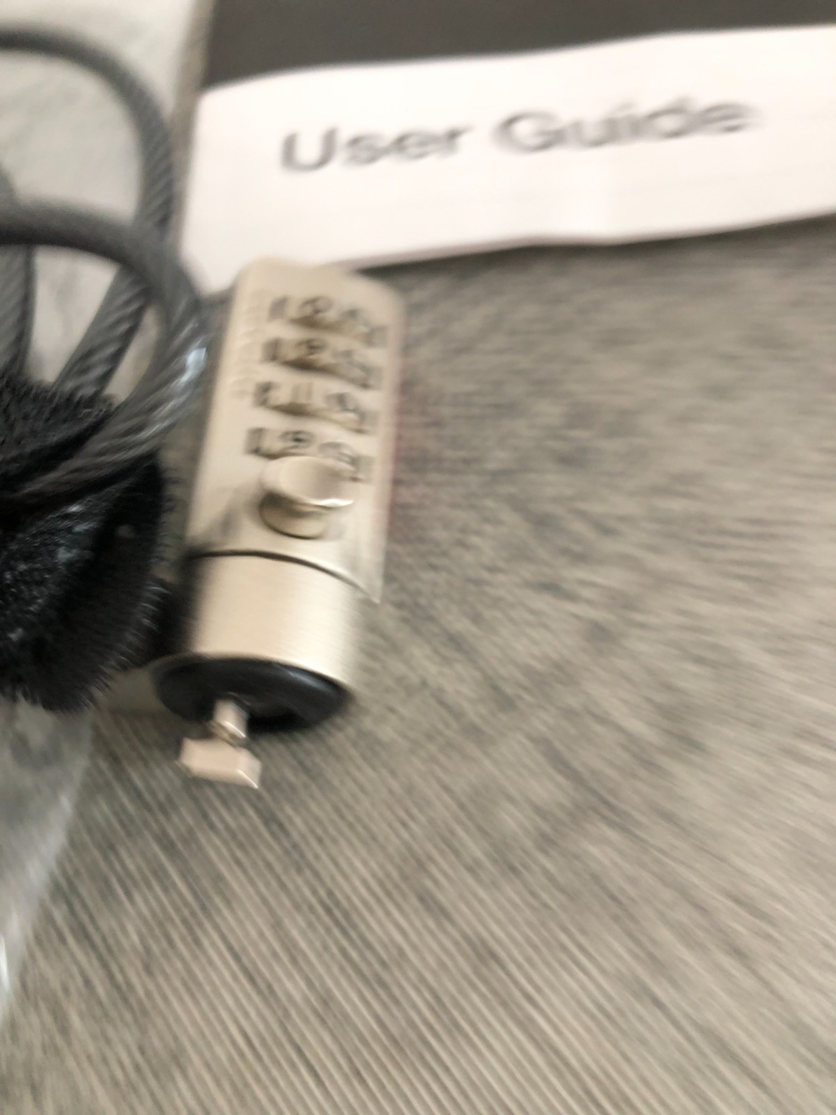 Targus Notebook Security DEFCON CL Serialized Combo Cable Lock PA410S-1 NEW