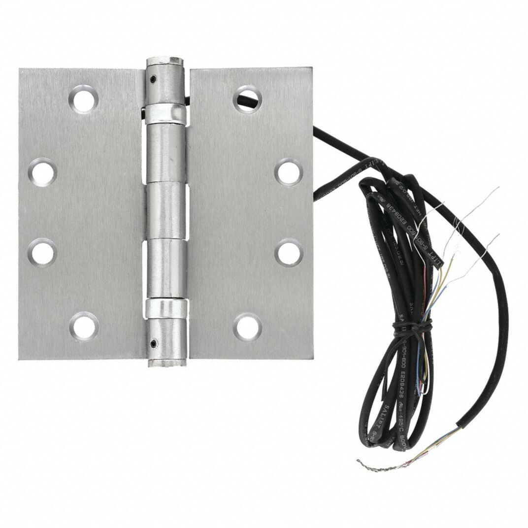 SDC Security Door Controls PTH-4QADI Transfer Power Hinge 4 Conductor Wire, New