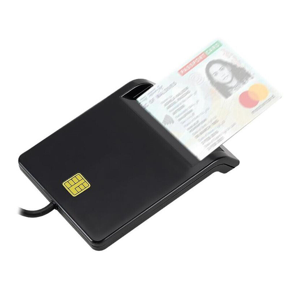 USB 2.0 Smart Card Reader DNIE ATM CAC IC ID SIM Card Reader for Windows 7/8/10