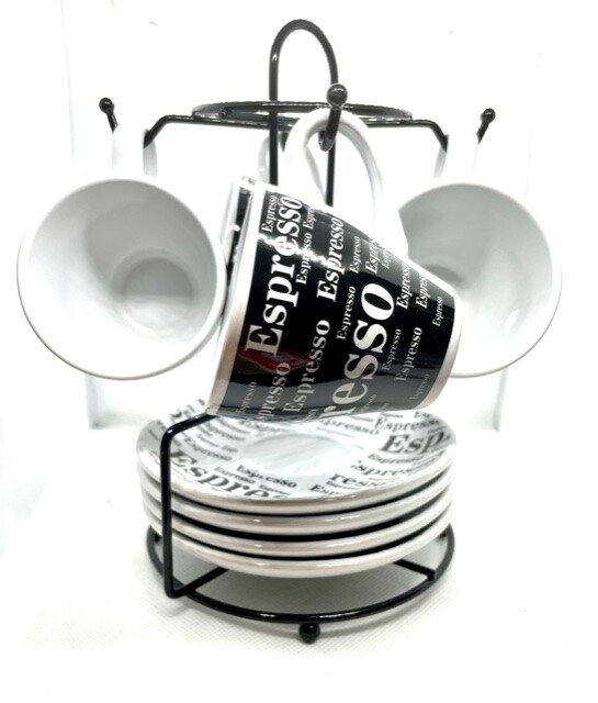 Bene Casa Espresso Set / Juego de Tazas ( 9 Pc )