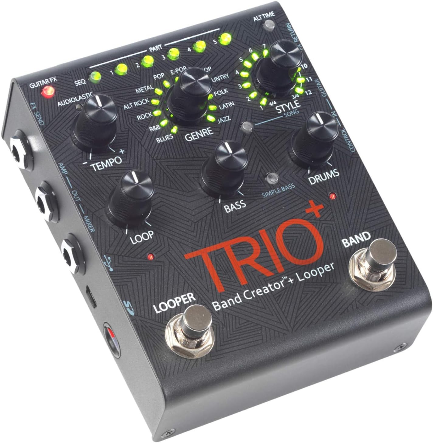 Trio Band Creator DigiTech Footswitch