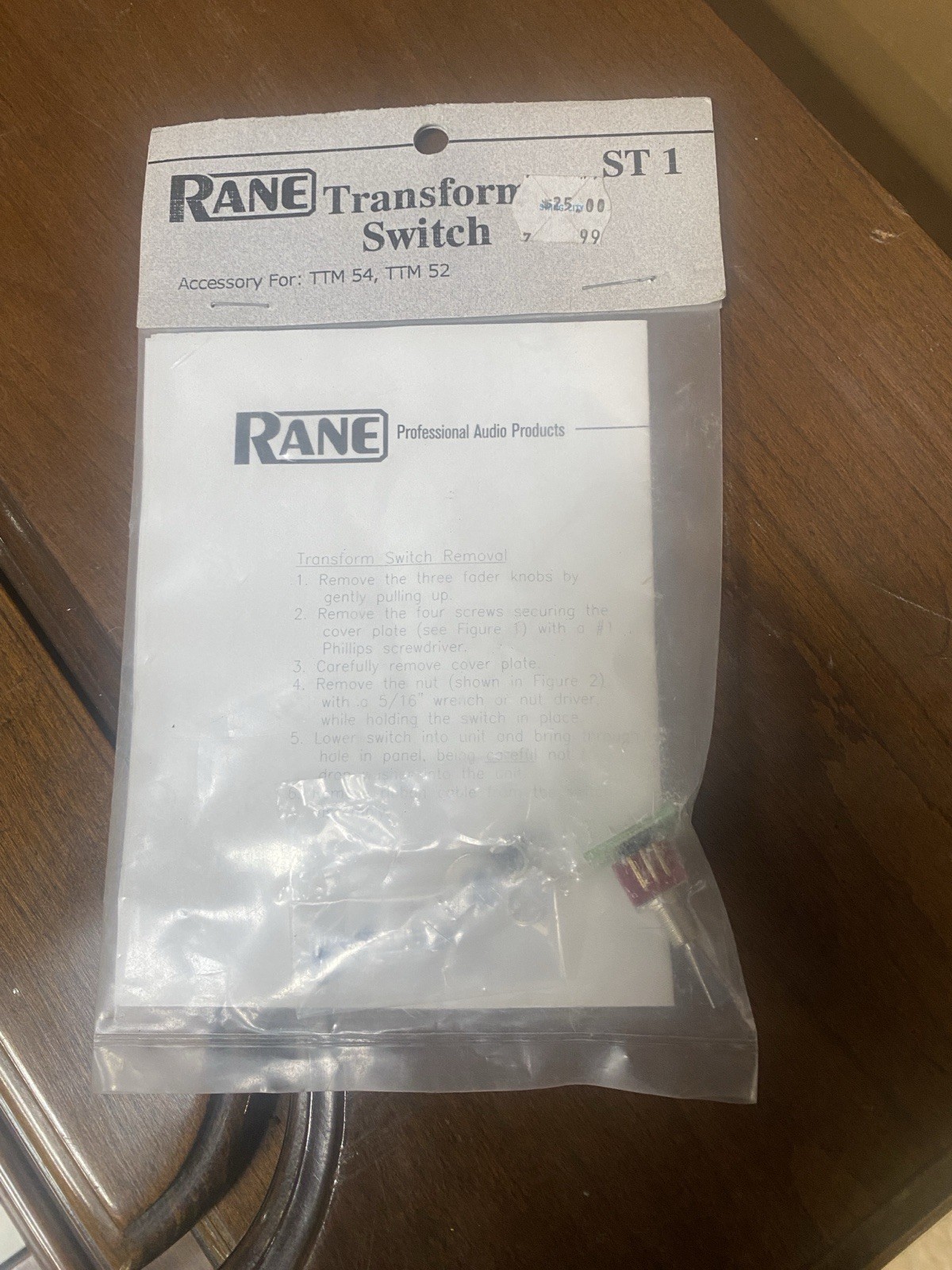 Rane transformer switch for ST-1 for TTM 54, or TTM 52