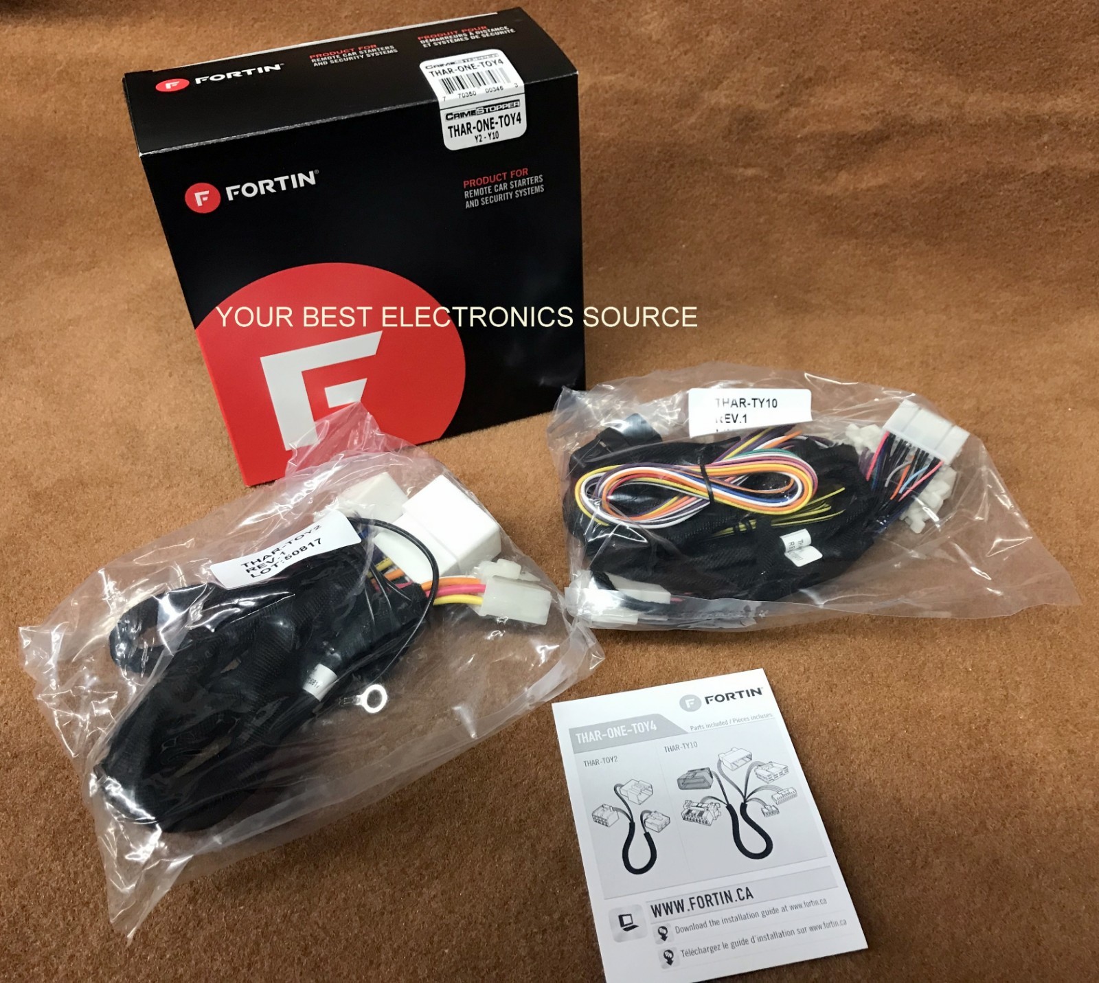 NEW Fortin / Crimestopper THARONE-TOY4 Toyota T-Harness THAR-ONE-TOY4
