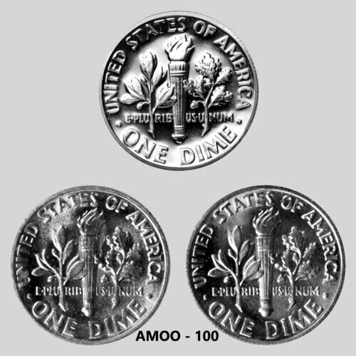 1971 P D S - Proof & Uncirculated Roosevelt Dimes 3 coin Set from U.S. Mint