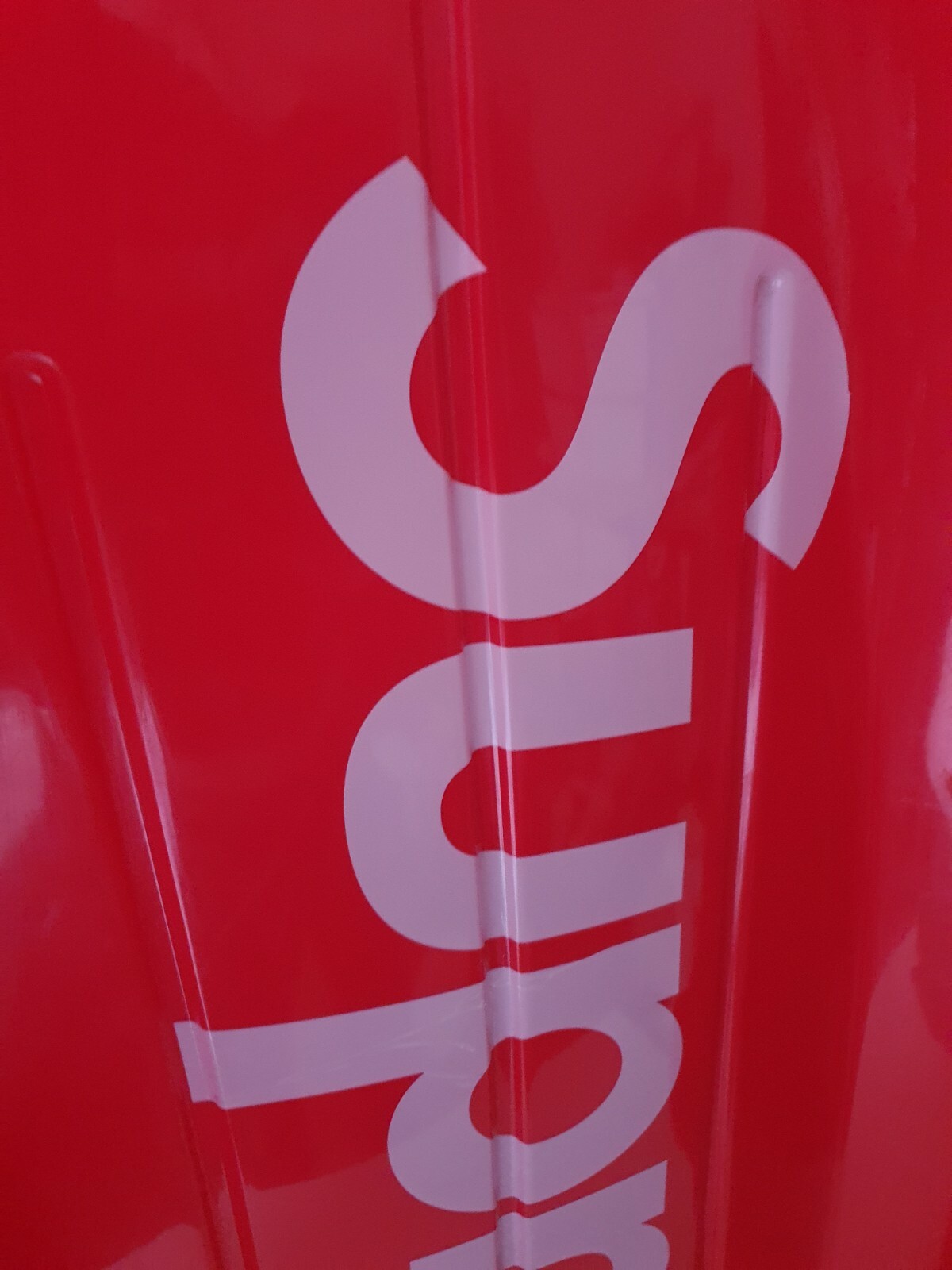 FW17 Supreme sled red Heavyweight plastic snow Accessory