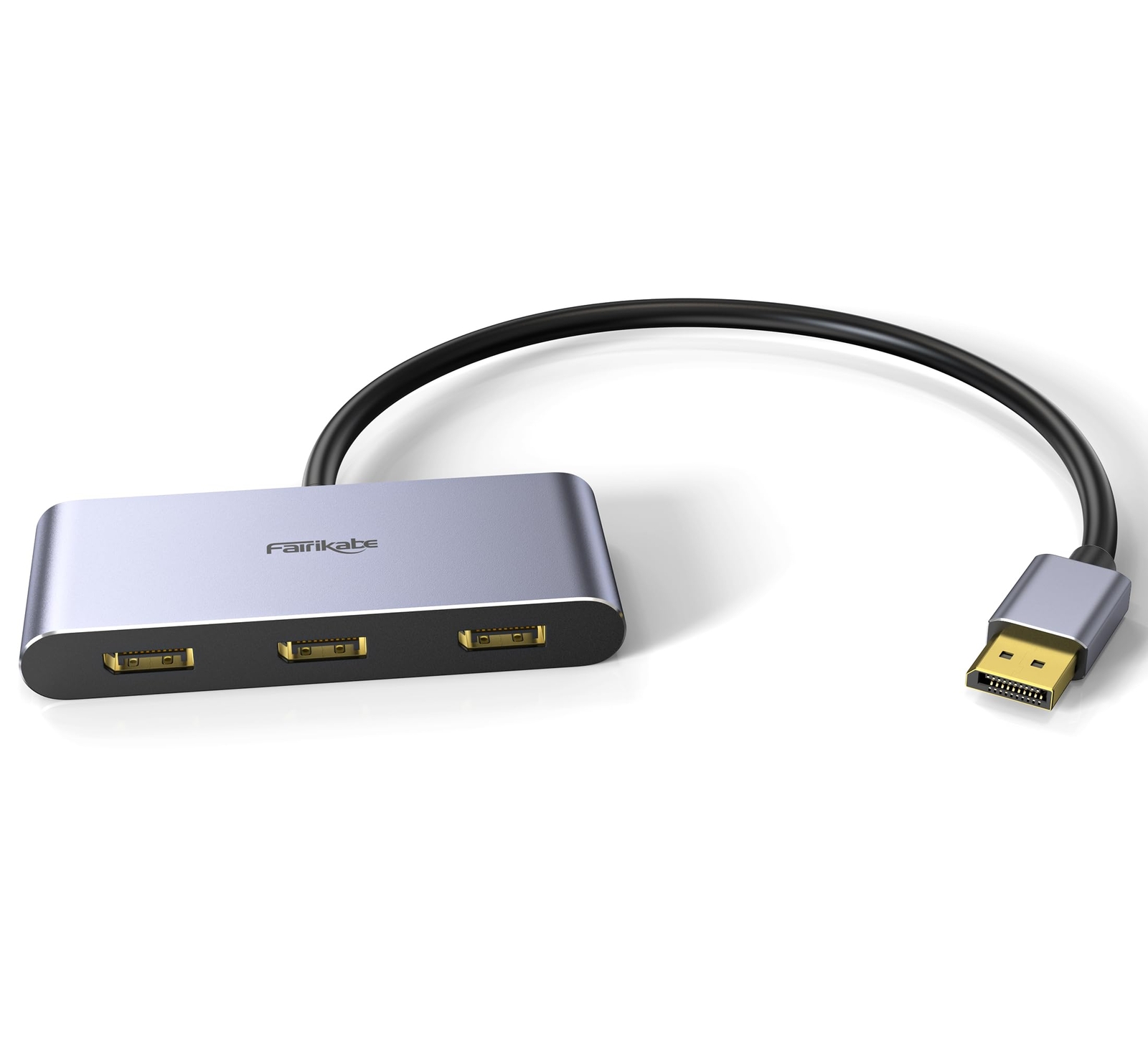 3 Port DisplayPort 1.4 Splitter DisplayPort MST Hub Monitor Splitter Displa...