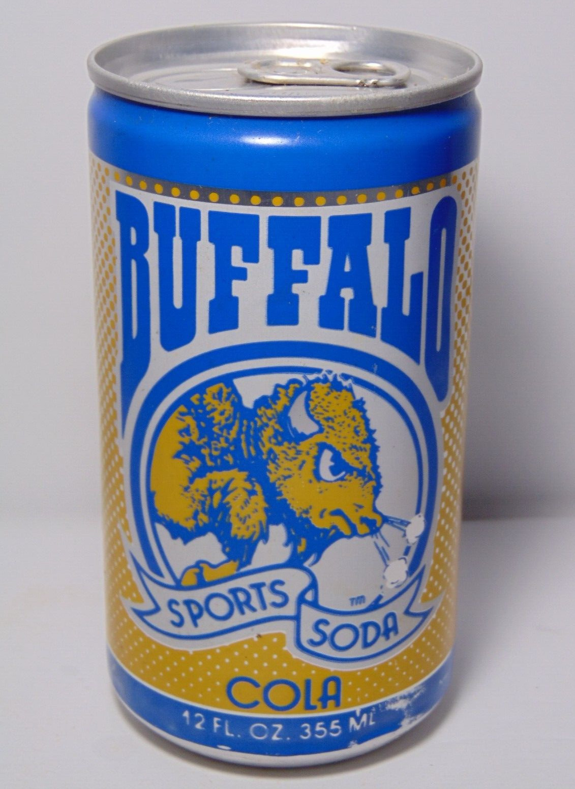 Rare Complete 1984 Old Vintage Colorado Buffaloes NCAA Football Soda Can Big 8