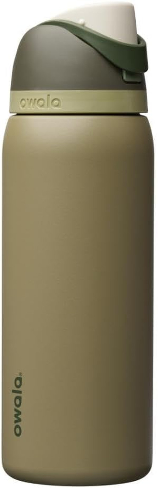 Freesip Insulated Stainless Steel Water Bottle with Straw, Bpa-Free Sports Water