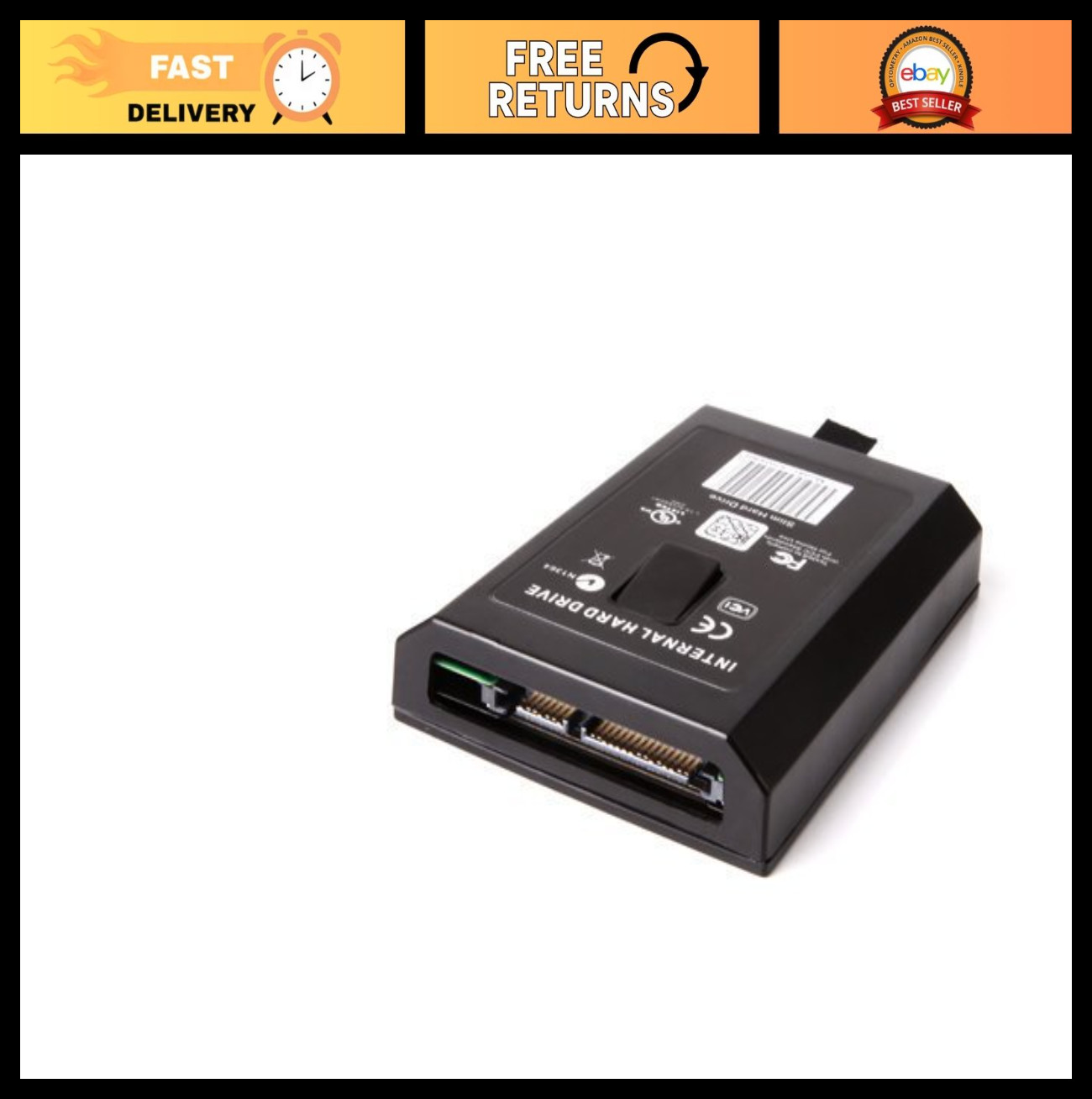 120GB Internal HDD Hard Drive for Xbox 360 S Slim - Game Storage Upgrade Disk
