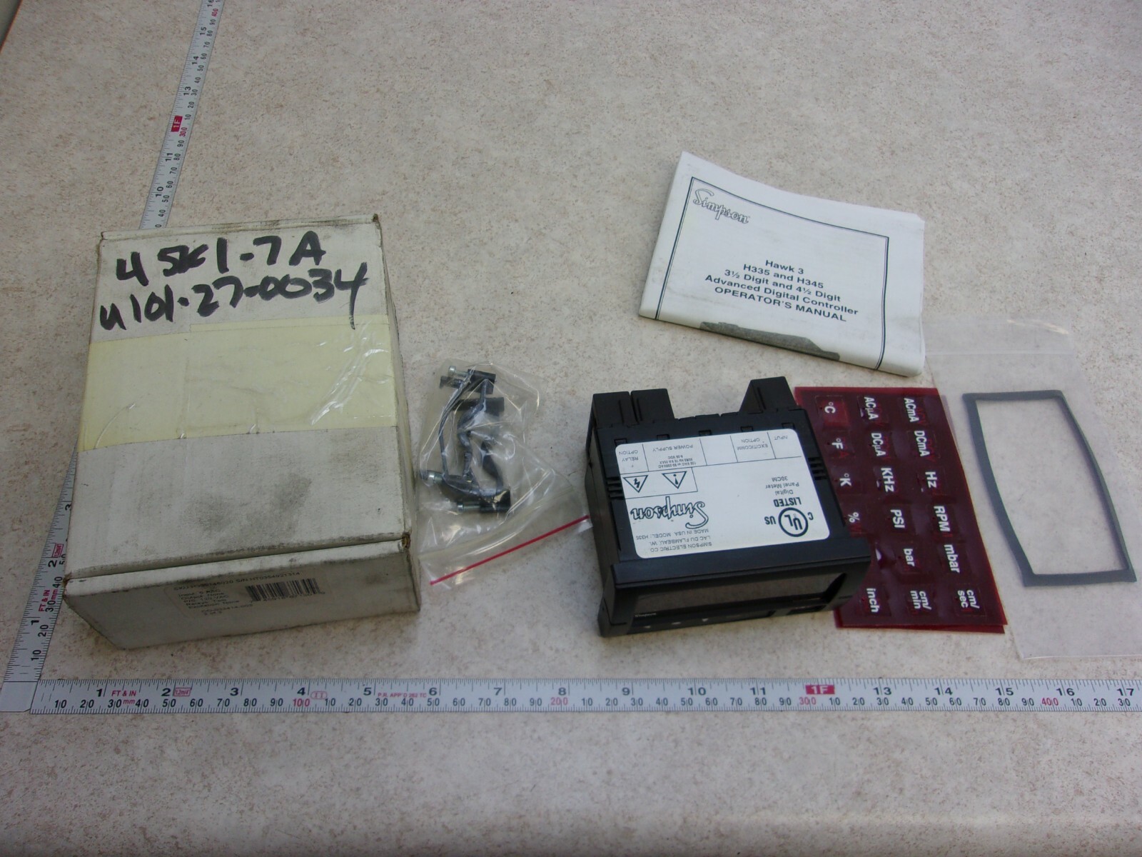 Simpson H335146020 Digital Panel Meter – F0594 Model