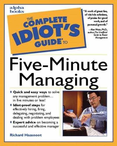 The Complete Idiot's Guide to - Paperback, by Haasnoot Richard - Very Good