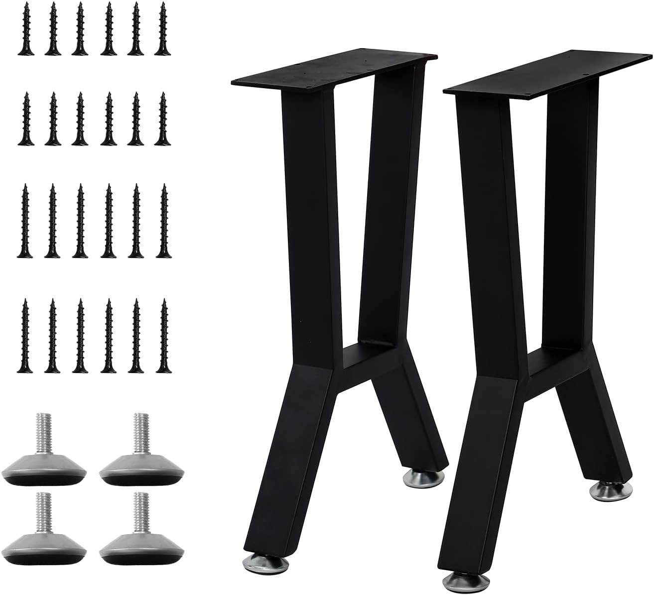 Metal Table Legs 16 Inch Heavy Duty Bench Legs DIY Metal Coffee Table Legs