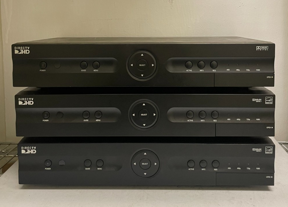 Lot of 3 DIRECTV H23-600 HD Digital Satellite TV Receiver 1080i HDMI