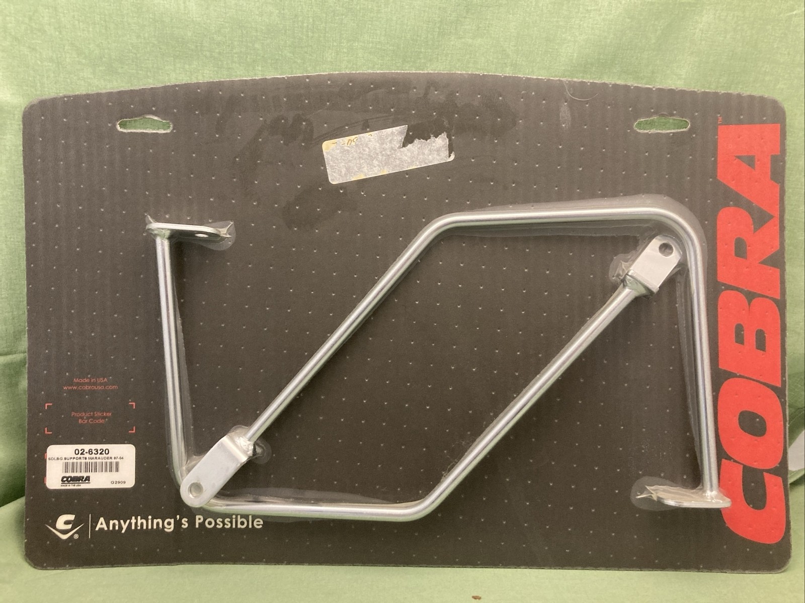 NEW GENUINE COBRA 02-6320 SADDLEBAG SUPPORTS FOR MARAUDER 97-04