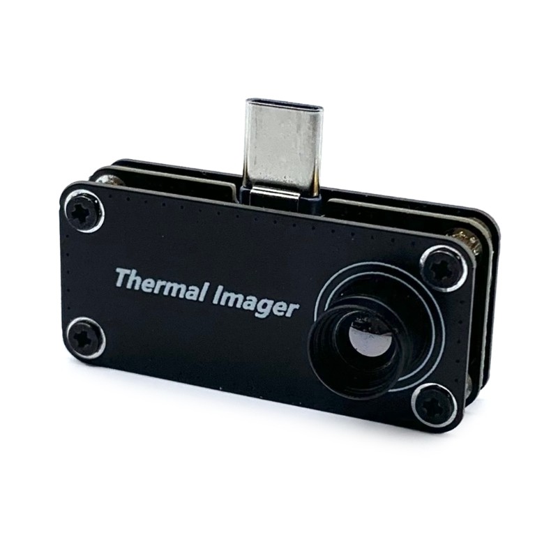 Mini Thermal Camera Attachment Temperature Measurement Tool ABS for Smartphones