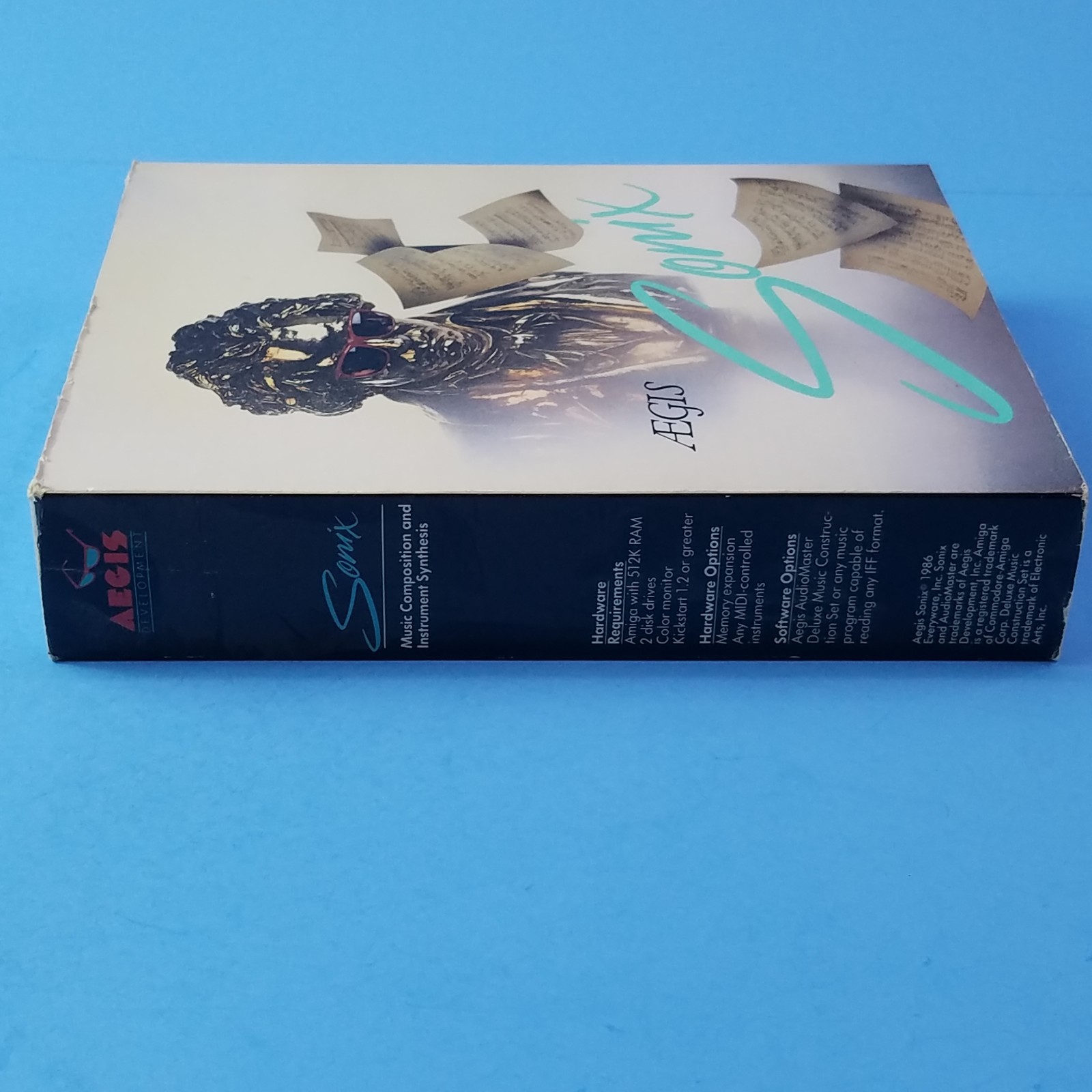 Aegis Sonix Music Composition For The Commodore Amiga Computer software