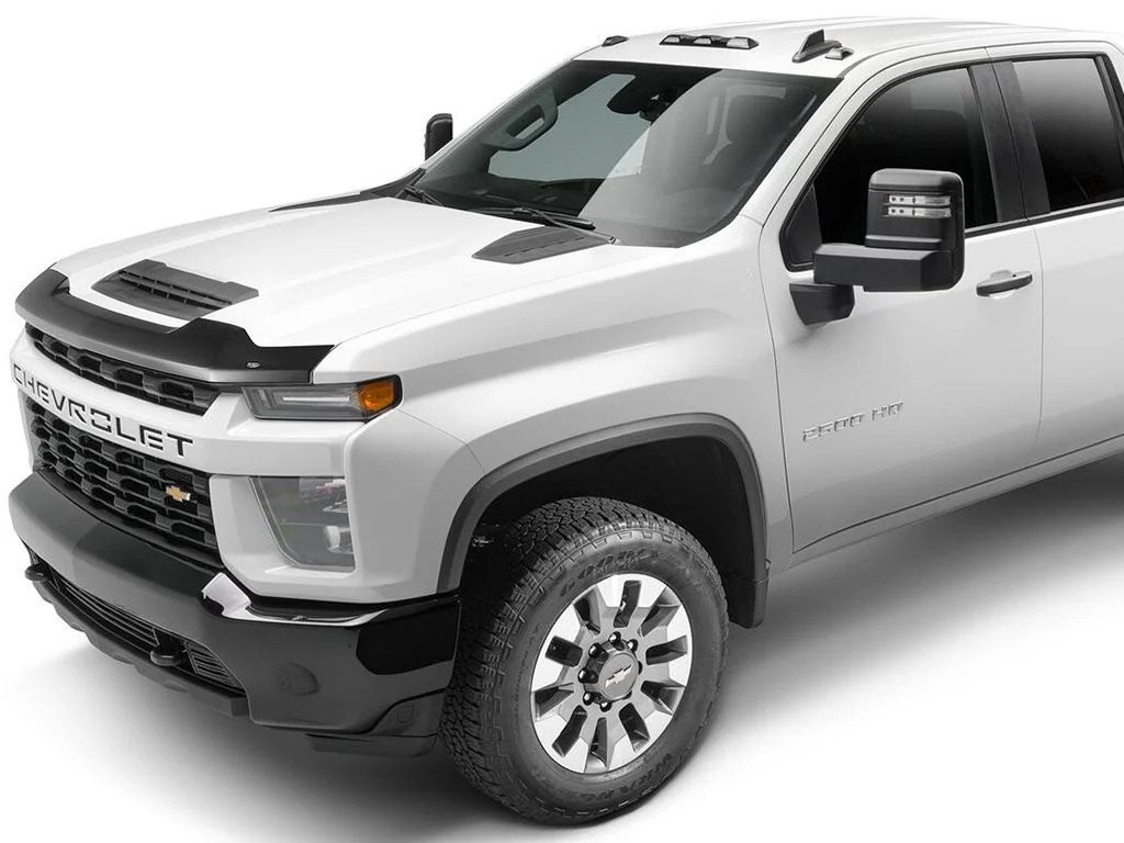 For Chevy Silverado 2500 HD 20-26 Husky 2842187 Aeroskin Dark Smoke Hood Shield