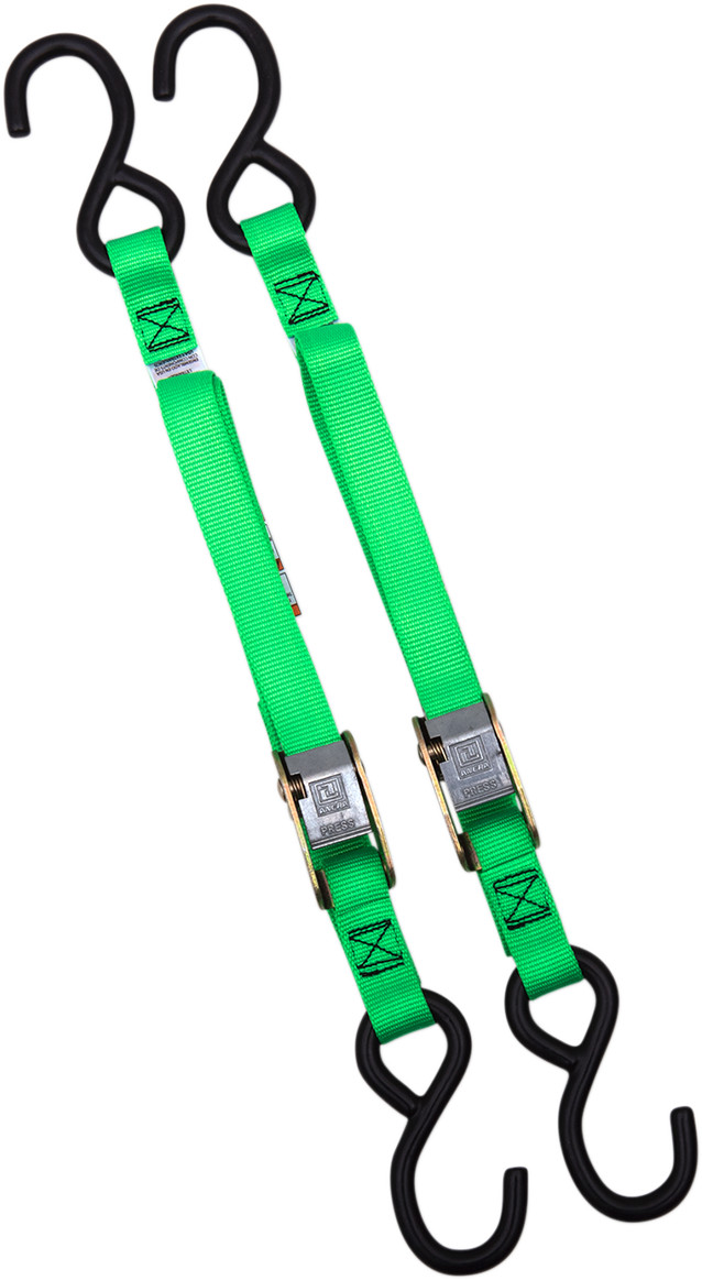 ANCRA 40888-28 1 Inch Standard Tie-Downs Lime 5-1/2 Feet