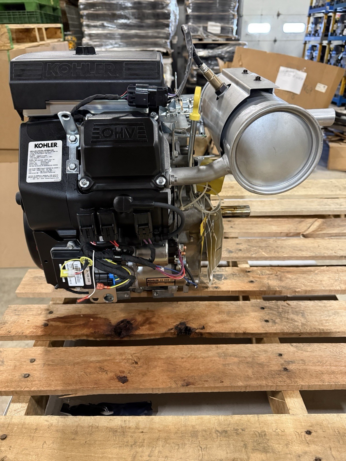 Kohler Command 26.5HP ECH749-3068 EFI Horizontal Engine 1-1/8" X 4"
