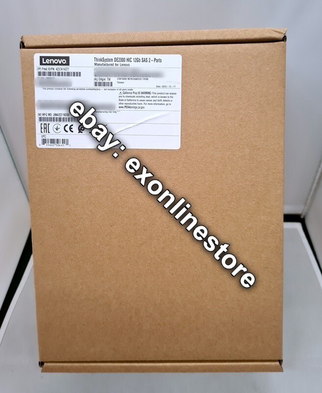 4C57A14377 - Lenovo ThinkSystem DE2000 HIC 12Gb SAS 2-Ports