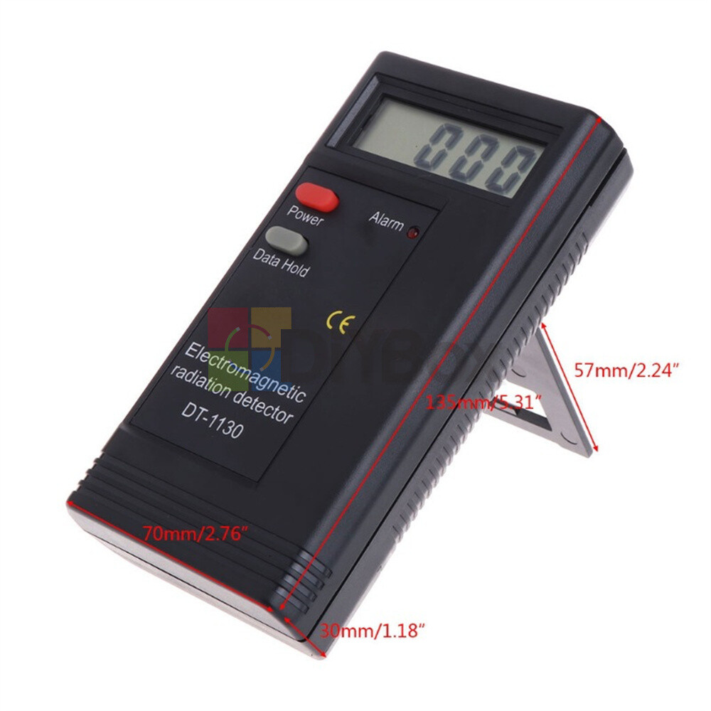 Digital EMF Meter Electromagnetic Radiation Detector Measuring Audio LED Alarm