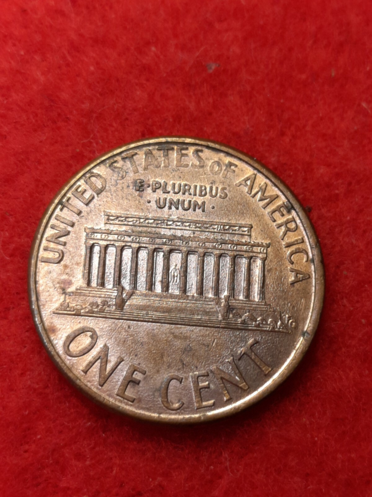 1996 D double die reverse Error on F in FG Cent #4