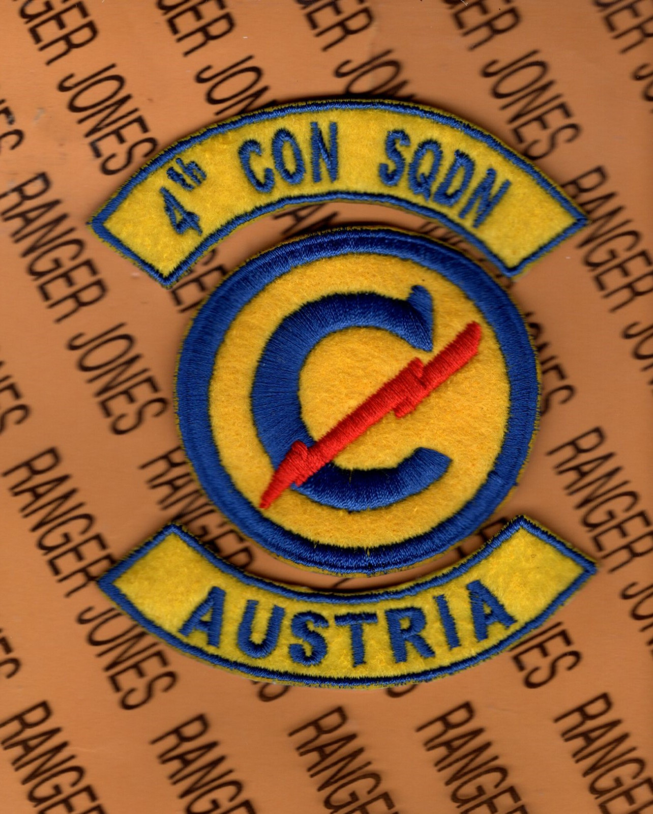 US Army 4th Constabulary Squadron Austria patch tab set