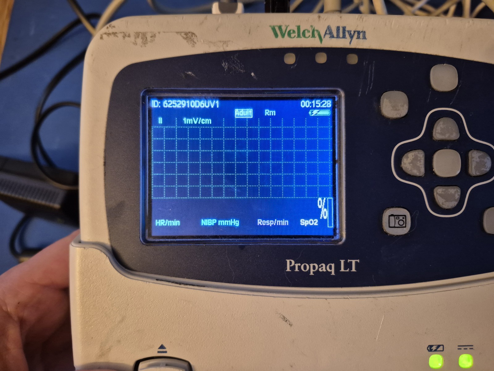 Welch Allyn Propaq LT Patient Monitor W/ Cables and Docking Station