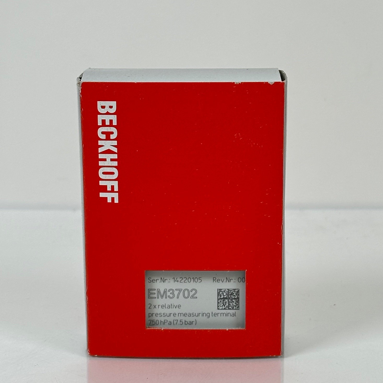(NEW) Beckhoff Analog Input Terminal EM3702 Pressure Term EtherCAT (USA Seller)