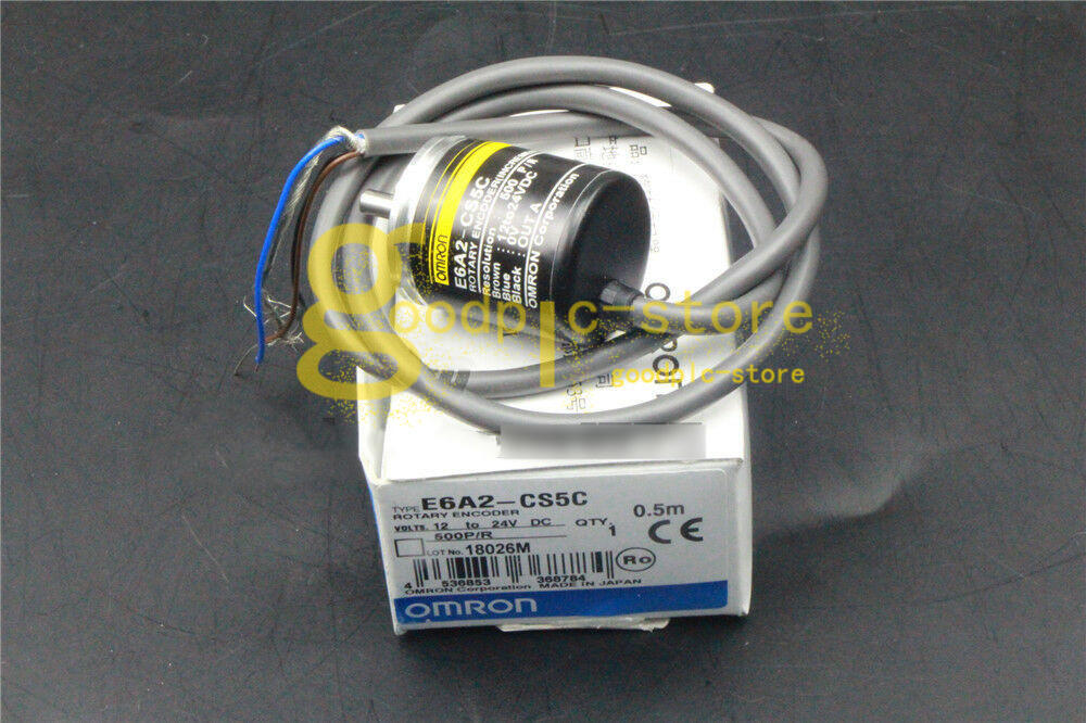 ONE OMRON E6A2CS5C E6A2-CS5C 500P/R Rotary Encoder New