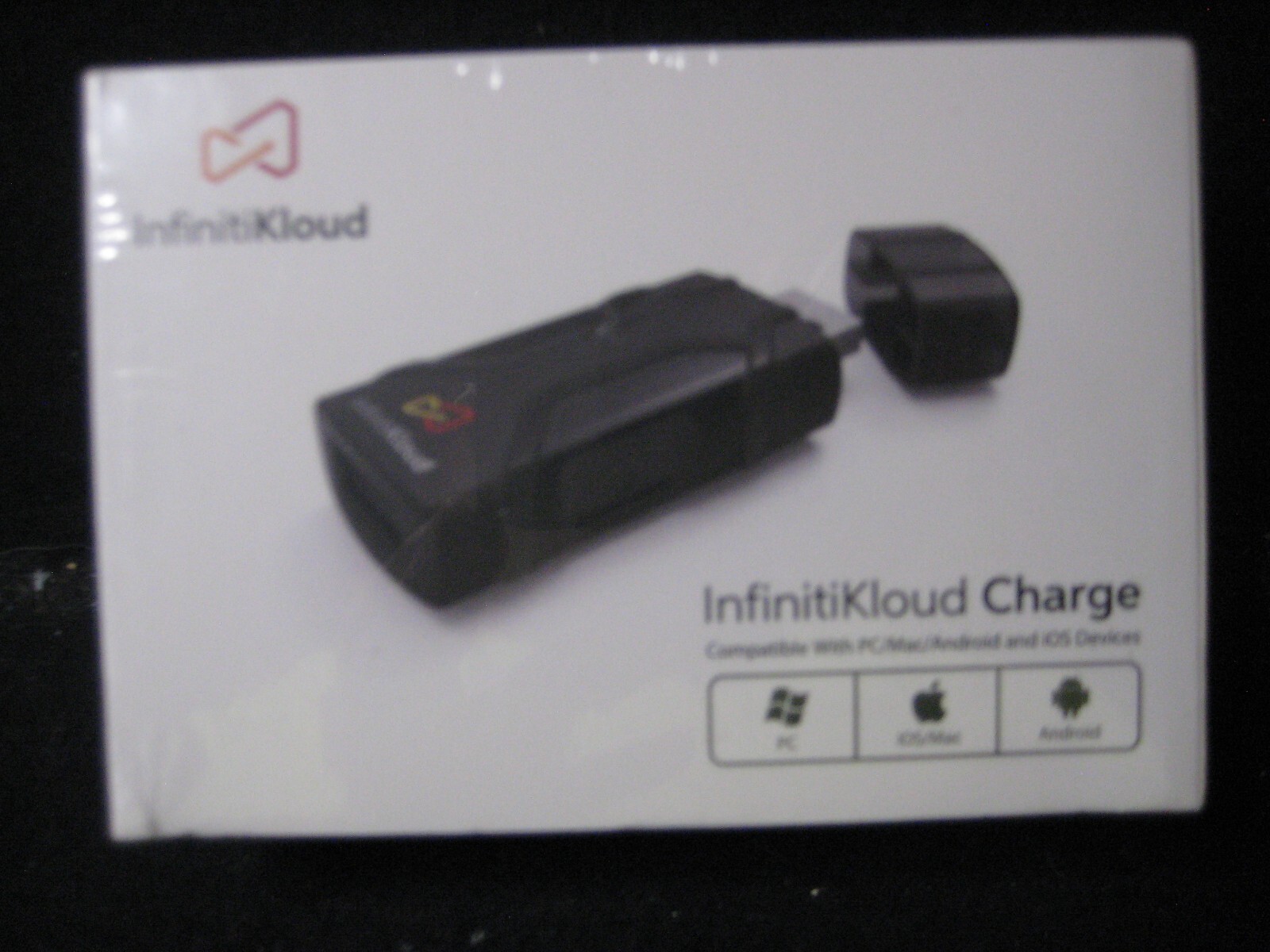 InfinitiKloud Charge SECURE COMPUTER STORAGE FOR PC Mac Android IOS SEALED NEW