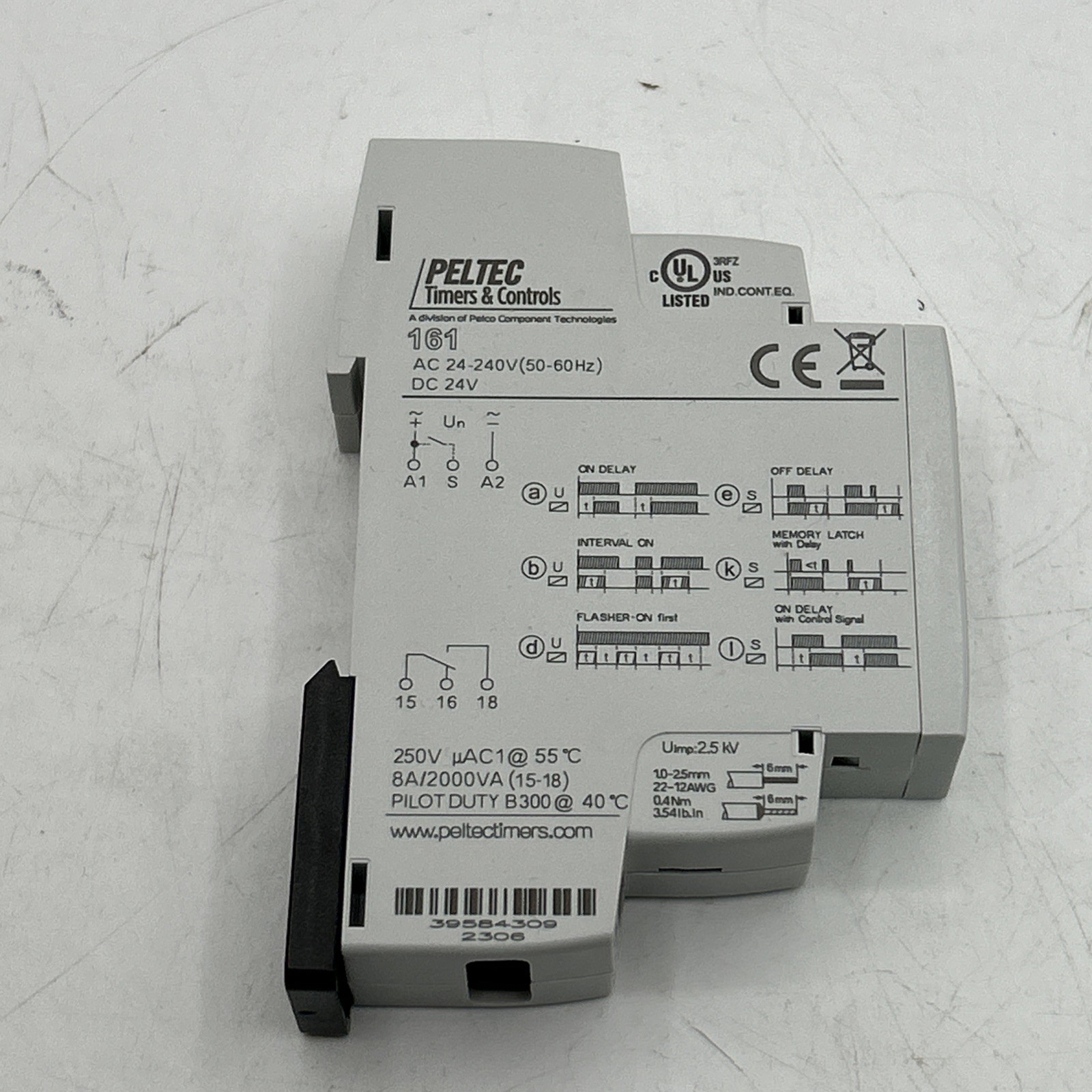 Peltec 161 timer controller