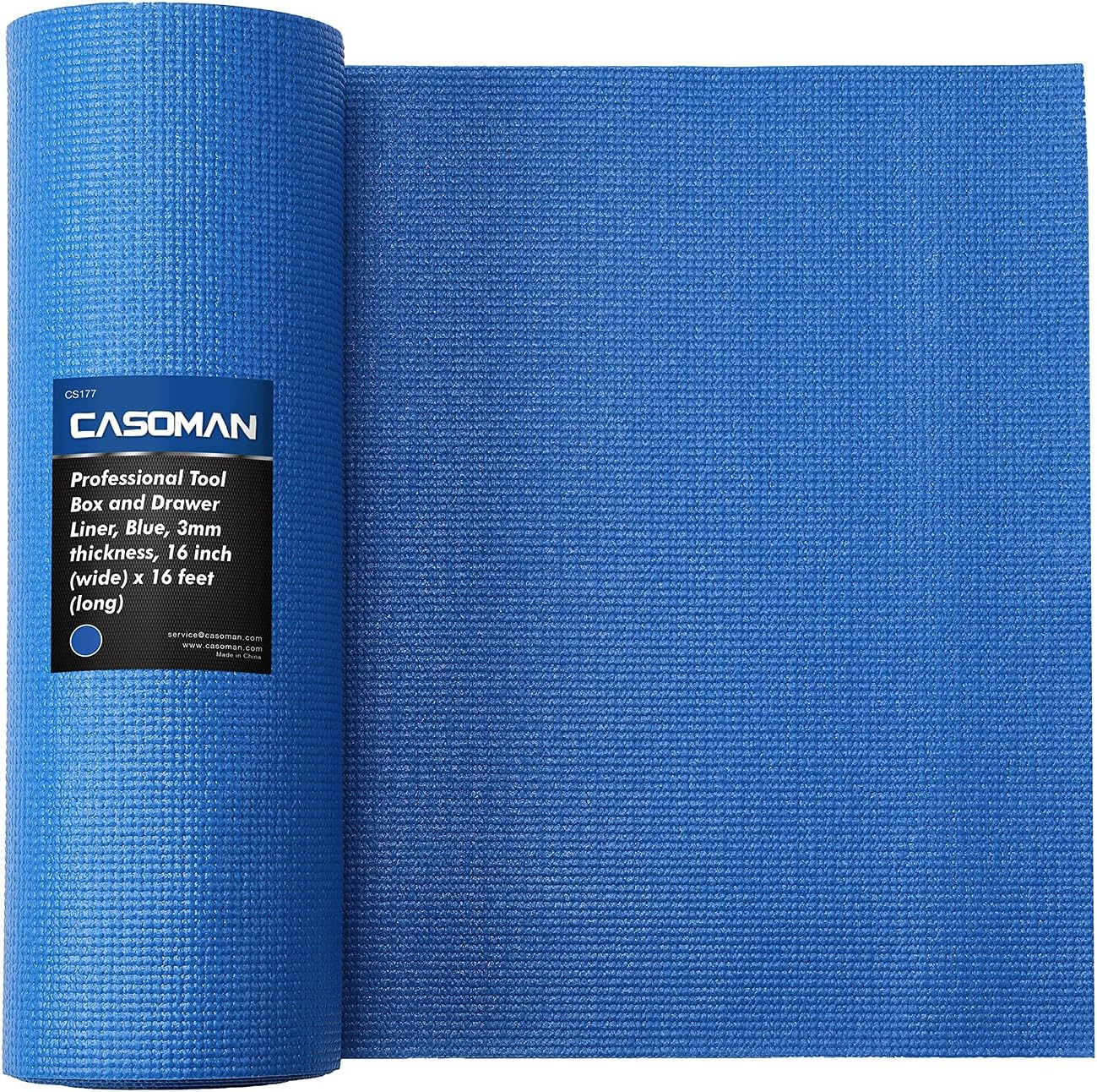 Professional Grade High Grip Tool Box Liner, Drawer Liner, and Shelf Liner, Blue