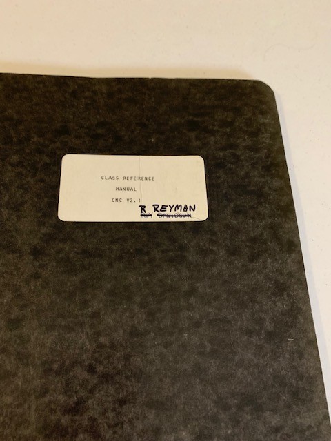 Cincinnati Milacron Application Manual For Acramatic CNC Class Reference