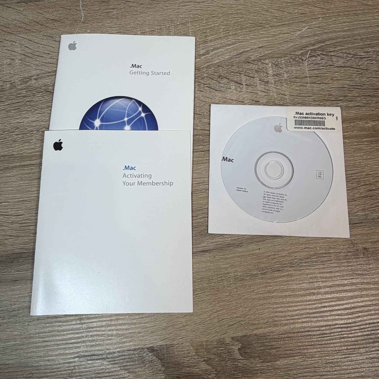 2004 Macintosh Mac .Mac Software Installation CD Version 2.5
