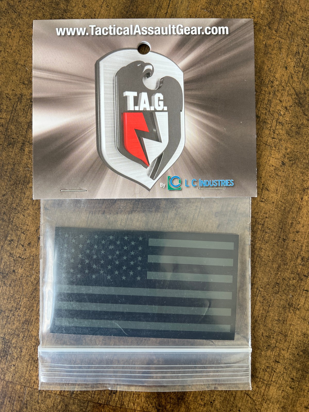 Tactical Assault Gear (TAG) IR Flag Patch *NEW RANGER GREEN*