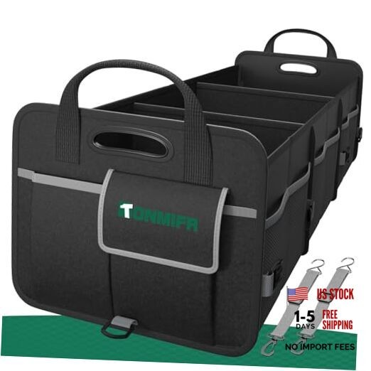 Heavy-Duty Trunk Organizer & Multi-Compartment Storage Box 92l (Organizer Only)